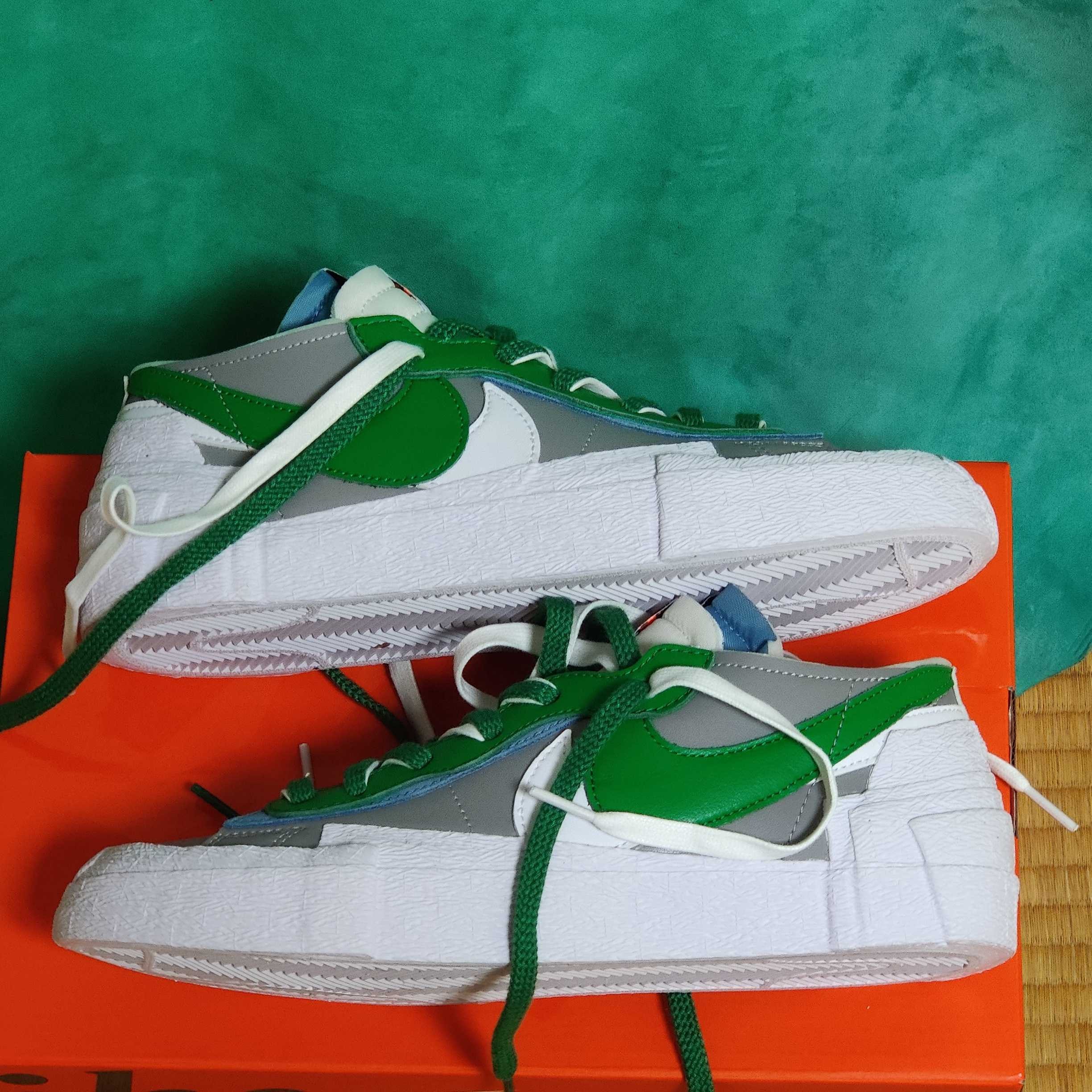 sacai × Nike Blazer Low "Classic Green"
