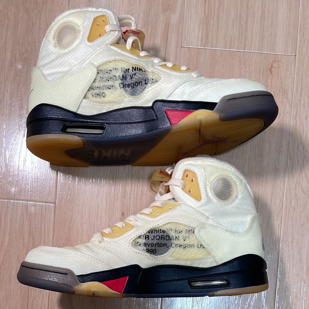 Off-White × Nike Air Jordan 5 "Sail"