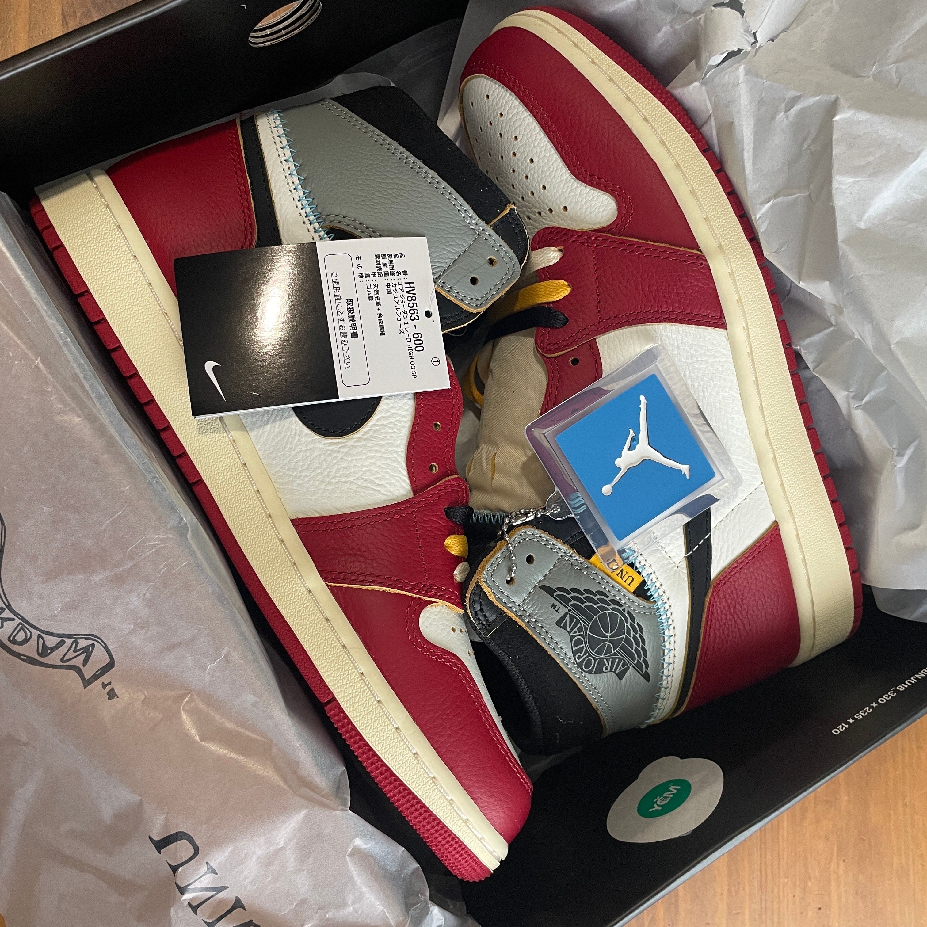 UNION × Nike Air Jordan 1 Retro High OG "Chicago/Shadow"