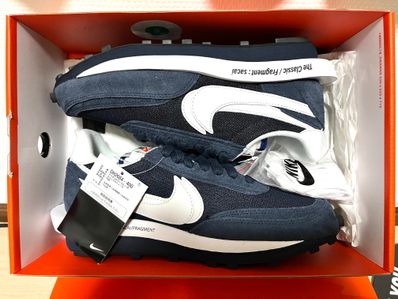 Fragment × sacai × Nike LD Waffle "Blackended Blue"