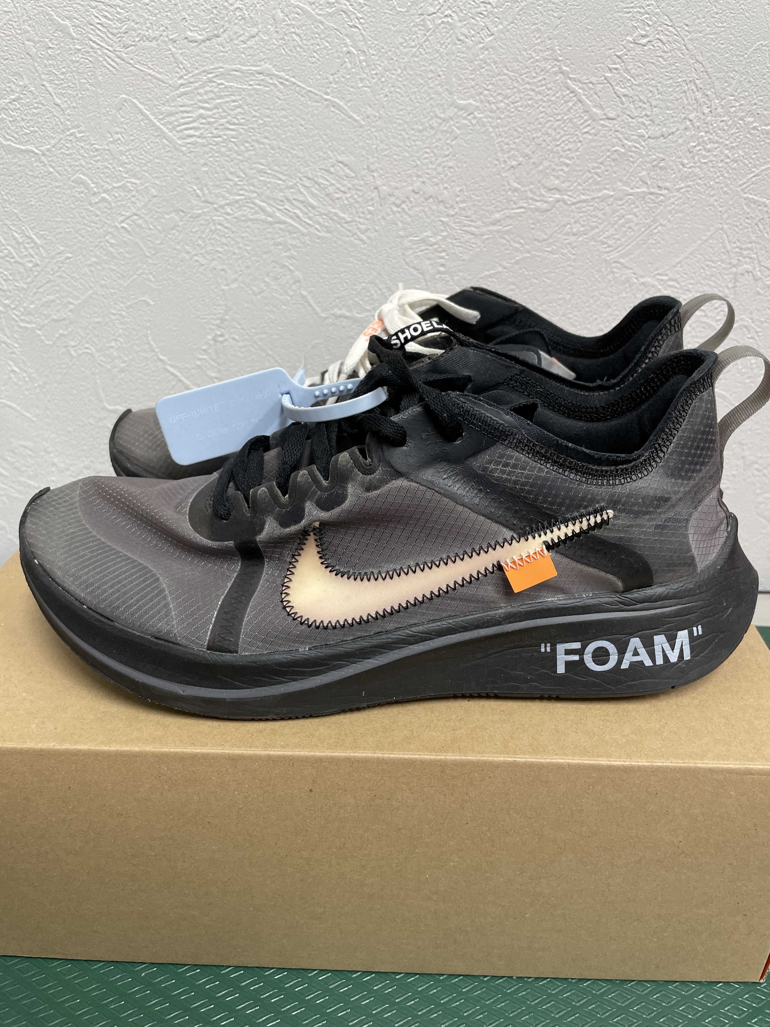 Off-White × Nike Zoom Fly "Black"