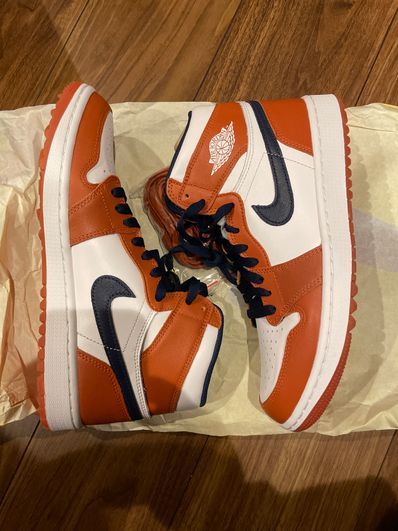 Eastside Golf × Nike Air Jordan 1 High Golf "Burnt Sunrise/Midnight Navy"