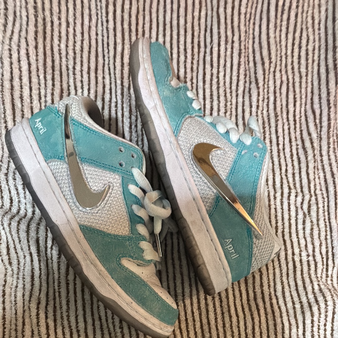 APRIL SKATEBOARDS × Nike SB Dunk Low Pro QS "White and Multi-Color"