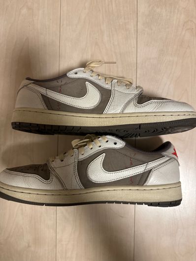 Travis Scott × Nike Air Jordan 1 Low OG SP "Reverse Mocha/Sail and Ridgerock"