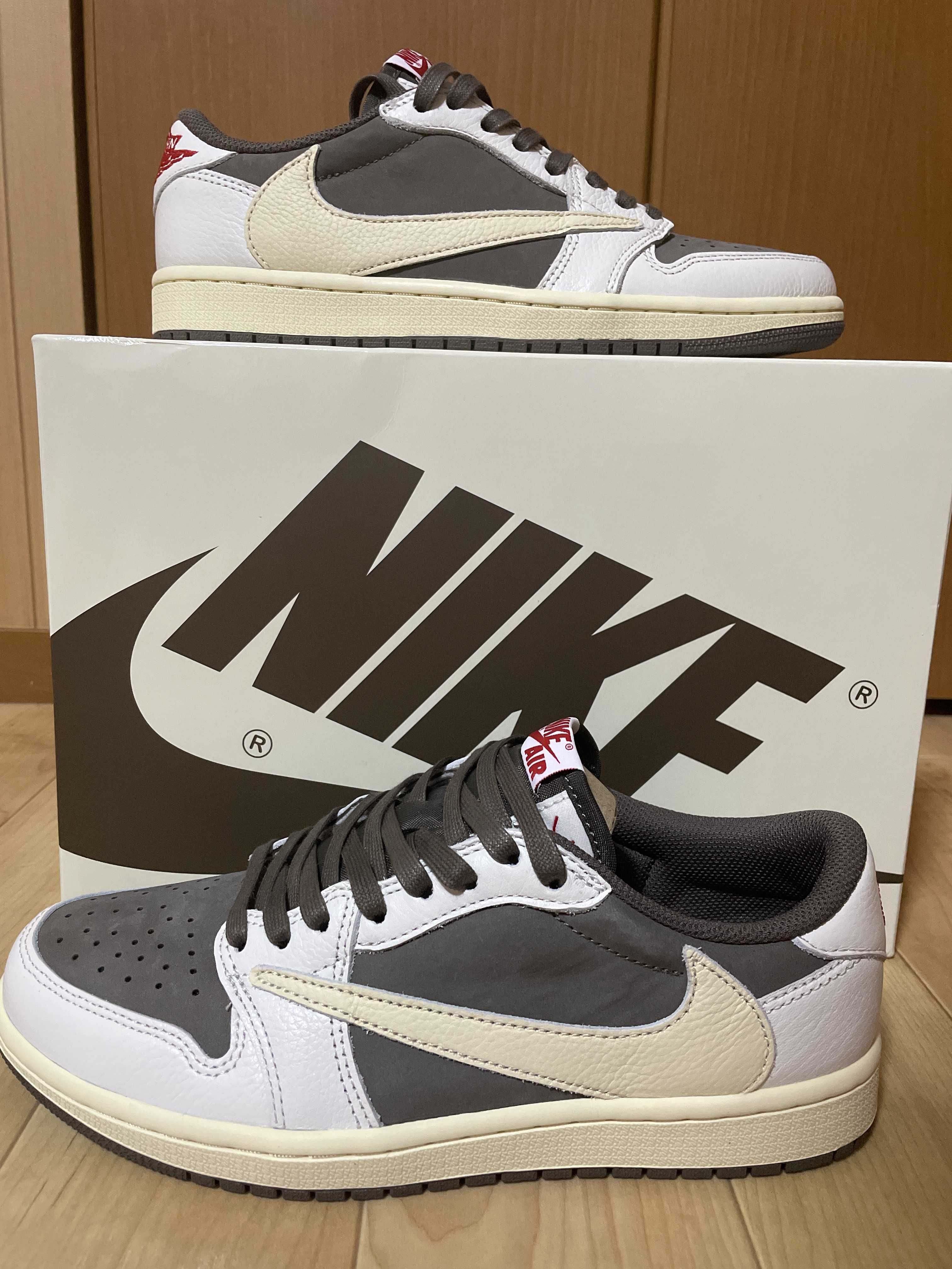 Travis Scott × Nike Air Jordan 1 Low OG SP "Reverse Mocha/Sail and Ridgerock"