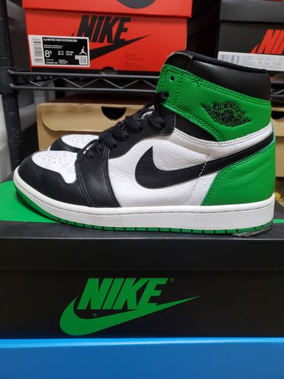 Nike Air Jordan 1 Retro High OG "Celtics/Black and Lucky Green" (2023)
