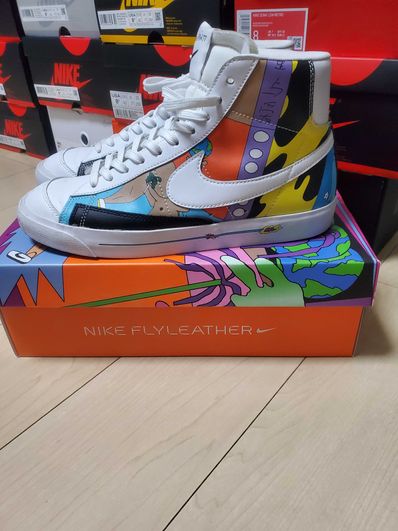 RUOHAN WANG × NIKE BLAZER MID FLYLEATHER