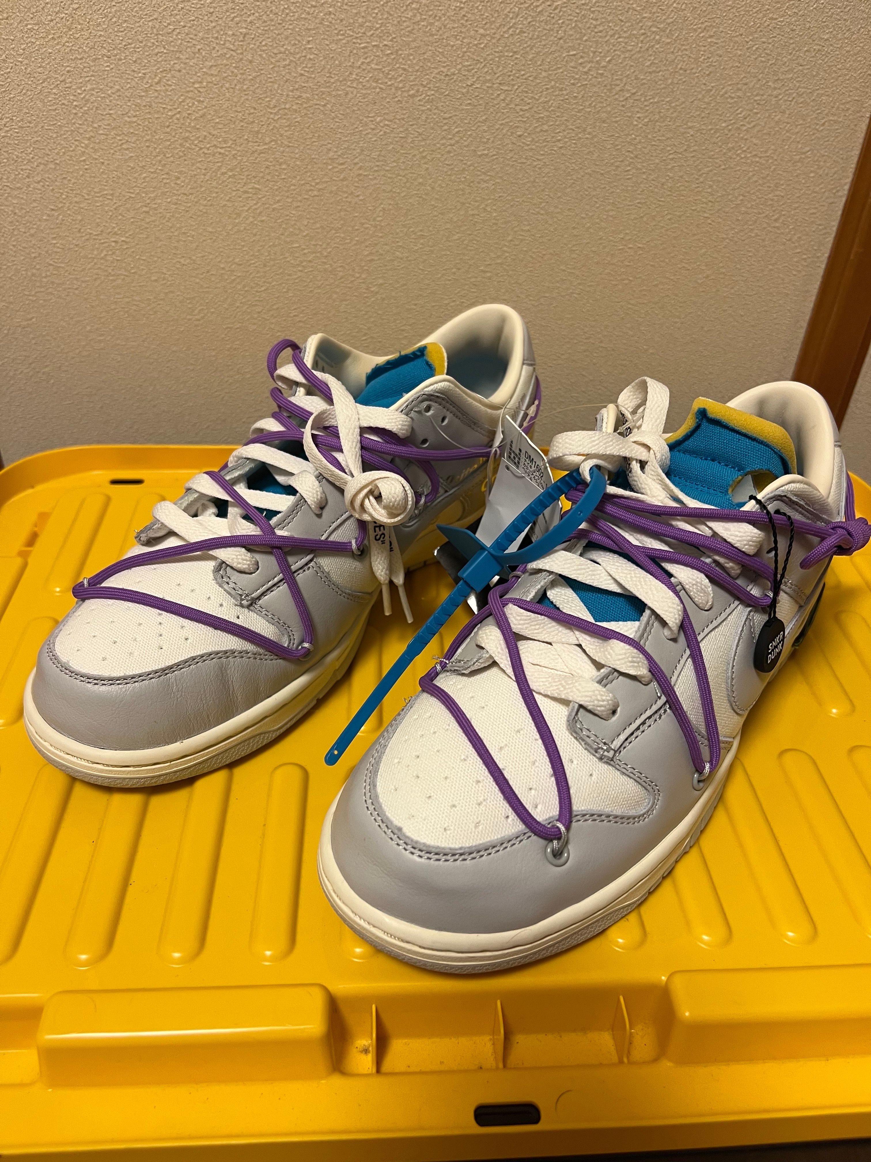 Off-White × Nike Dunk Low "Sail/Neutral Gray"