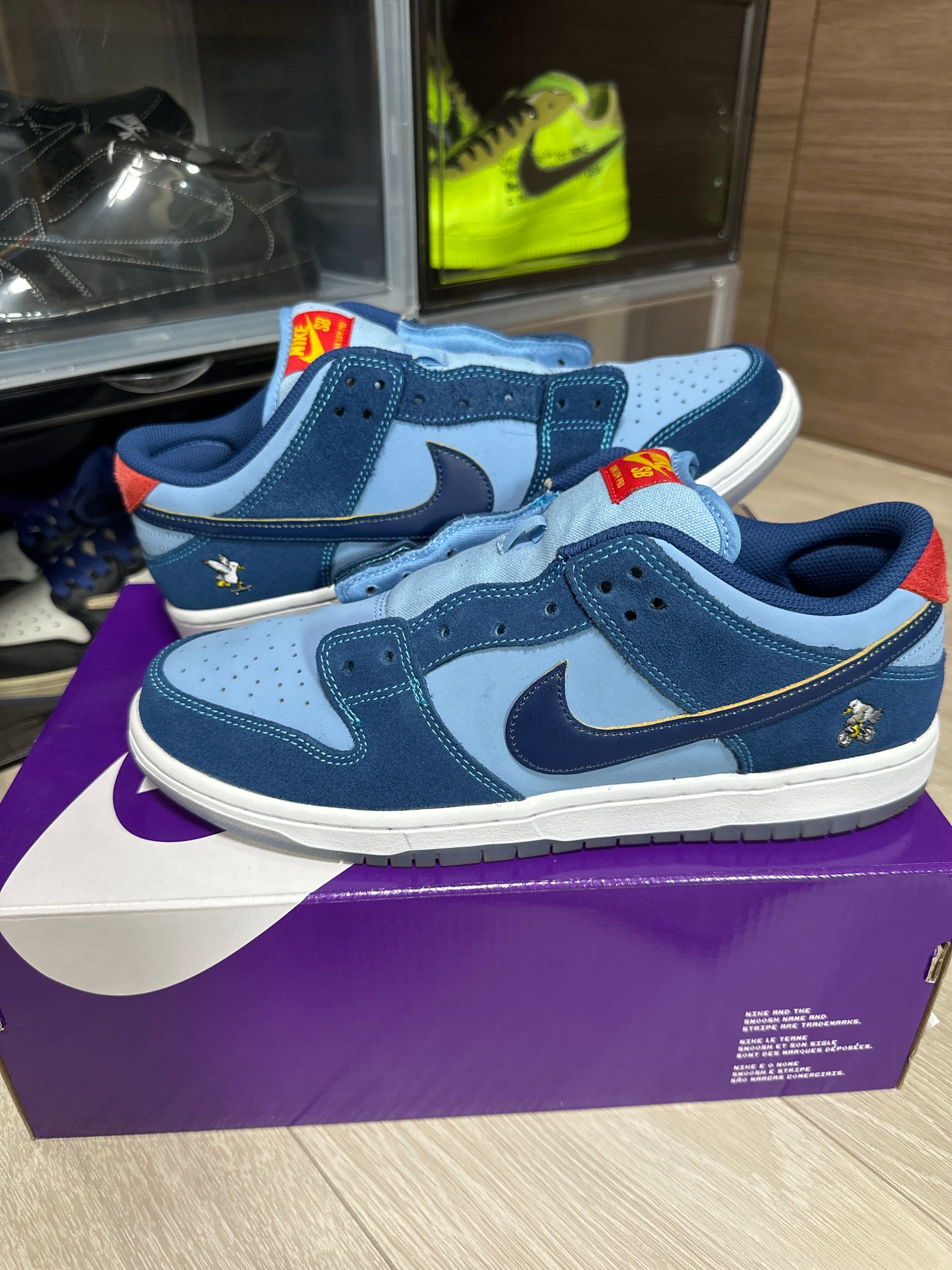 Why So Sad? × Nike SB Dunk Low "Coastal Blue/Speed Yellow-University Red"