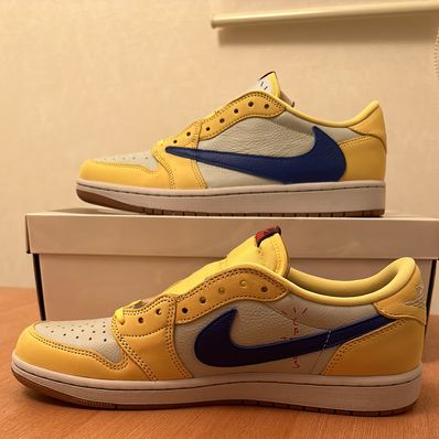 Travis Scott × Nike Women's Air Jordan 1 Retro Low OG "Canary"
