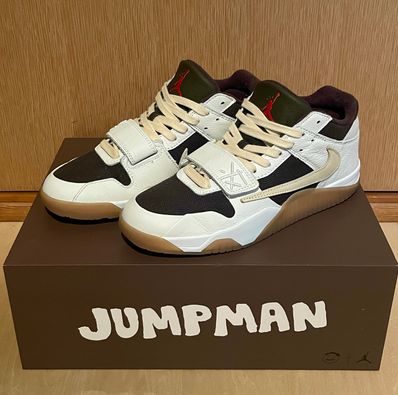 Travis Scott × Nike Jordan Jumpman Jack TR "Sail and Dark Mocha"