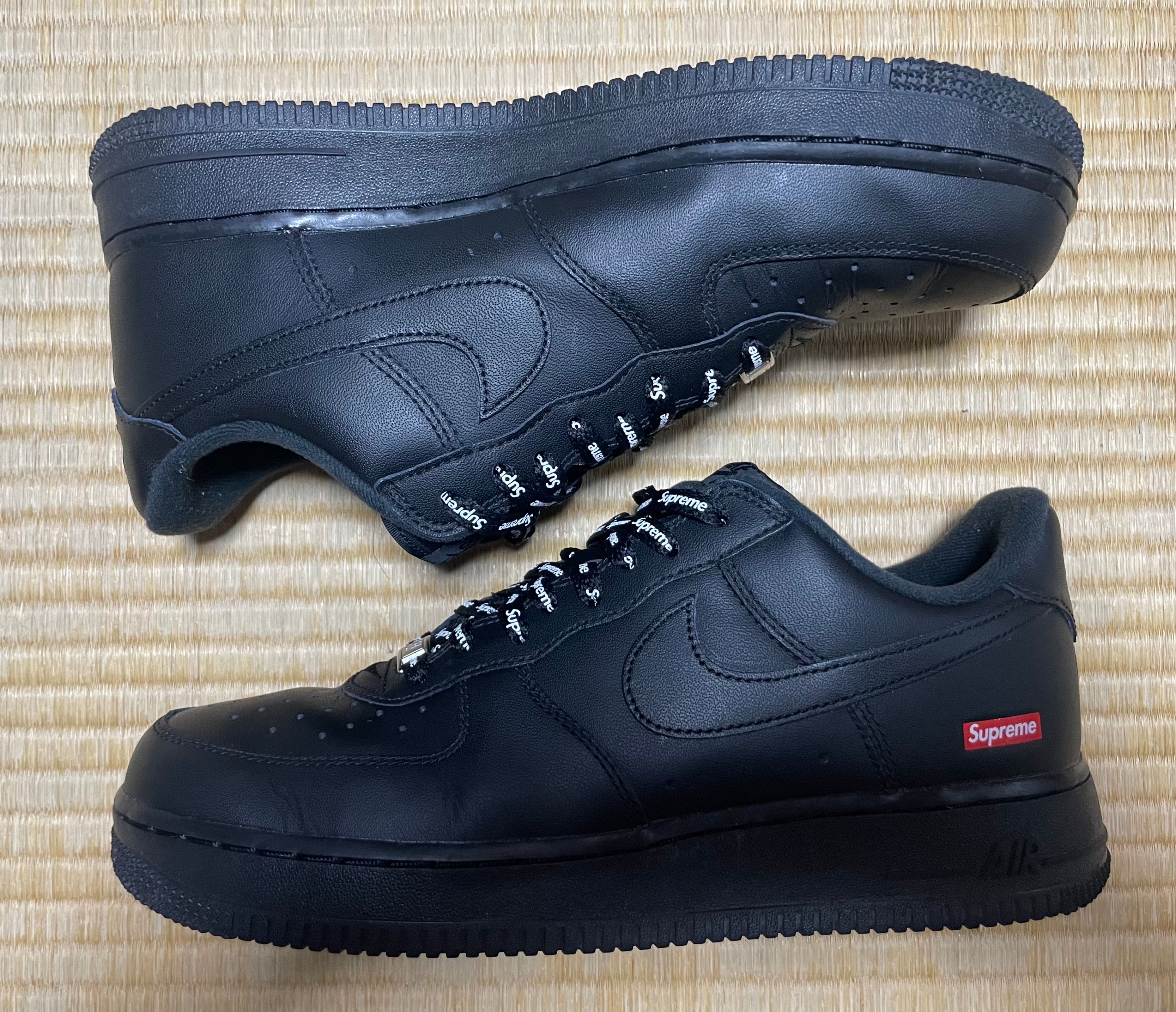 Supreme × Nike Air Force 1 Low "Black"