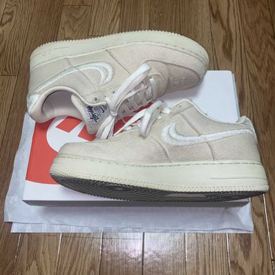 Stussy × Nike Air Force 1 Low "Fossil Stone"