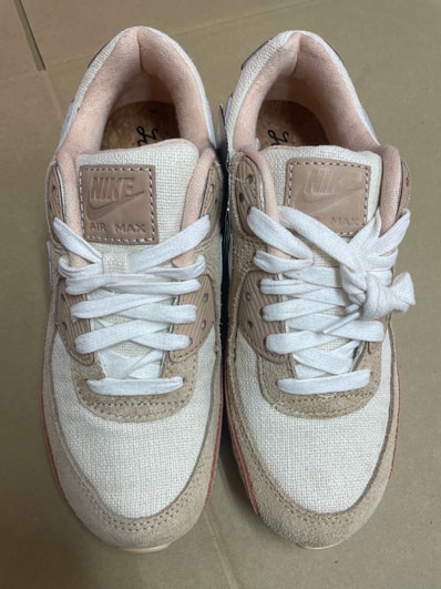 NIKE Women's AIR MAX 90 "SAIL/WHITE/BRUSH"