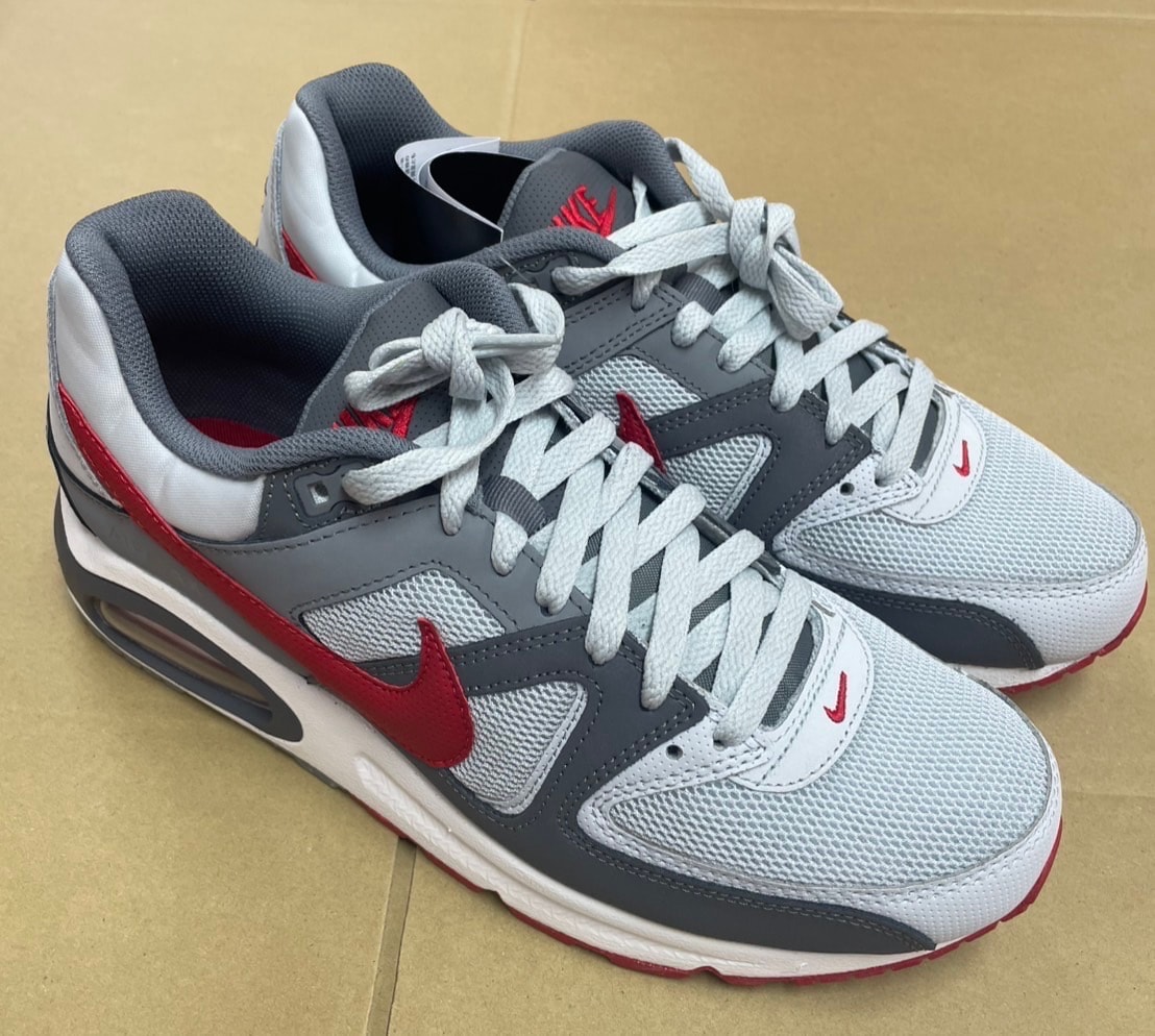 Nike Air Max Command "Pure Platinum/Dark Gray/Cool Gray/Gym Red"