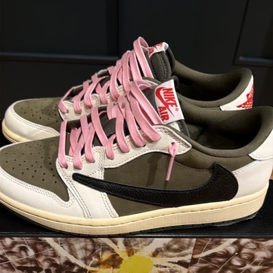 Travis Scott × Nike Air Jordan 1 Low OG SP "Reverse Olive"