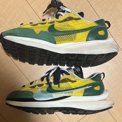 sacai × Nike Vapor Waffle "Tour Yellow/Stadium Green-Sail"