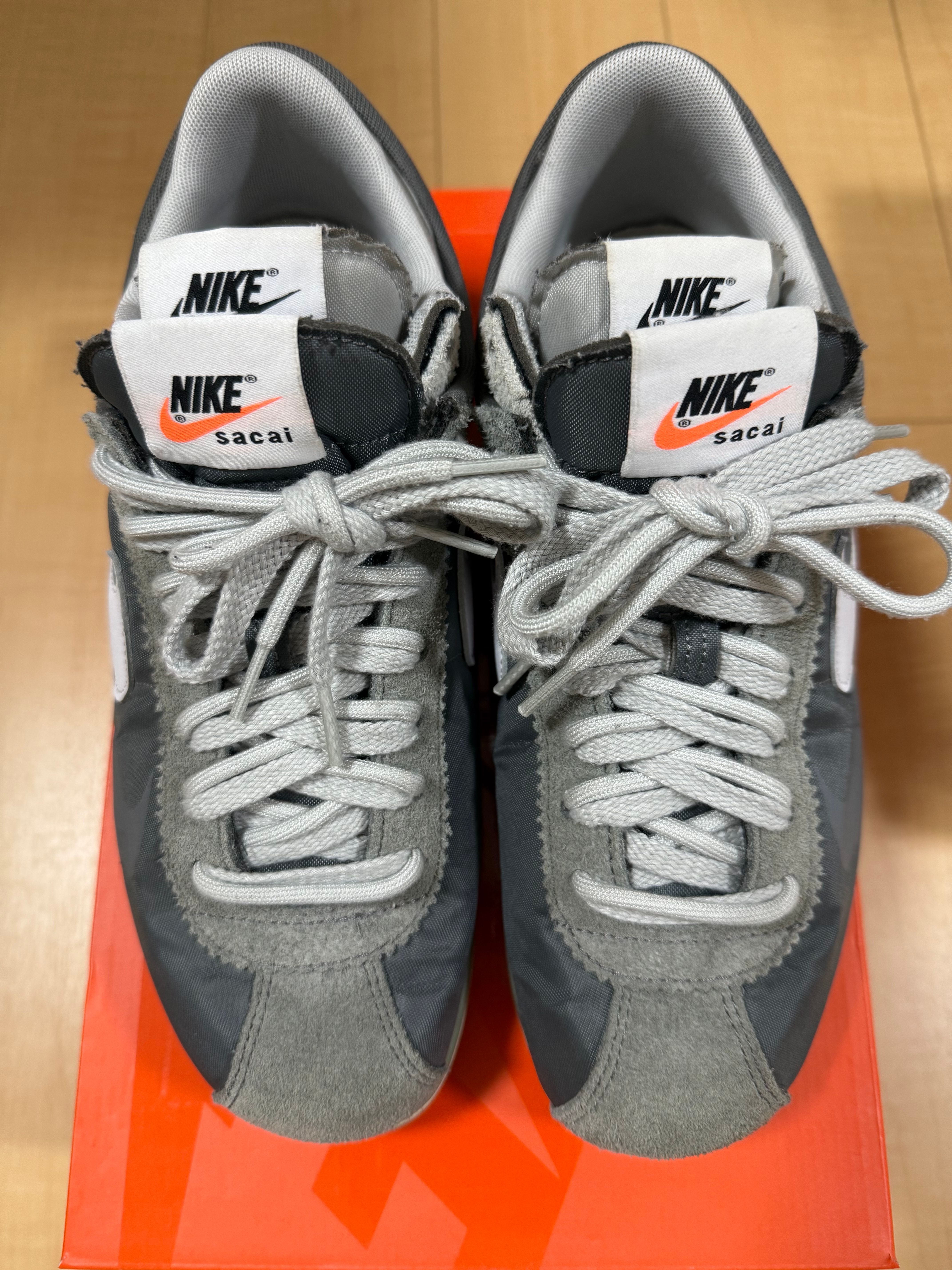 sacai × Nike Zoom Cortez "Iron Grey"