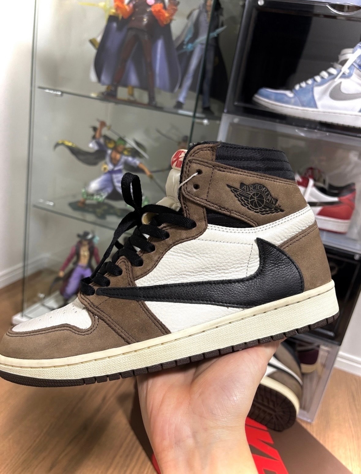 Travis Scott × Nike Air Jordan 1 Retro High OG TS SP "Sail/Dark Mocha"