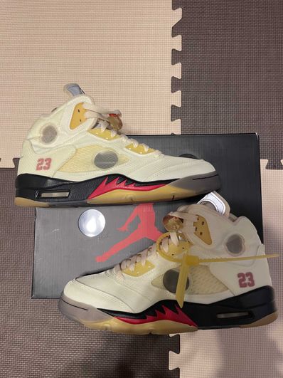 Off-White × Nike Air Jordan 5 "Sail"
