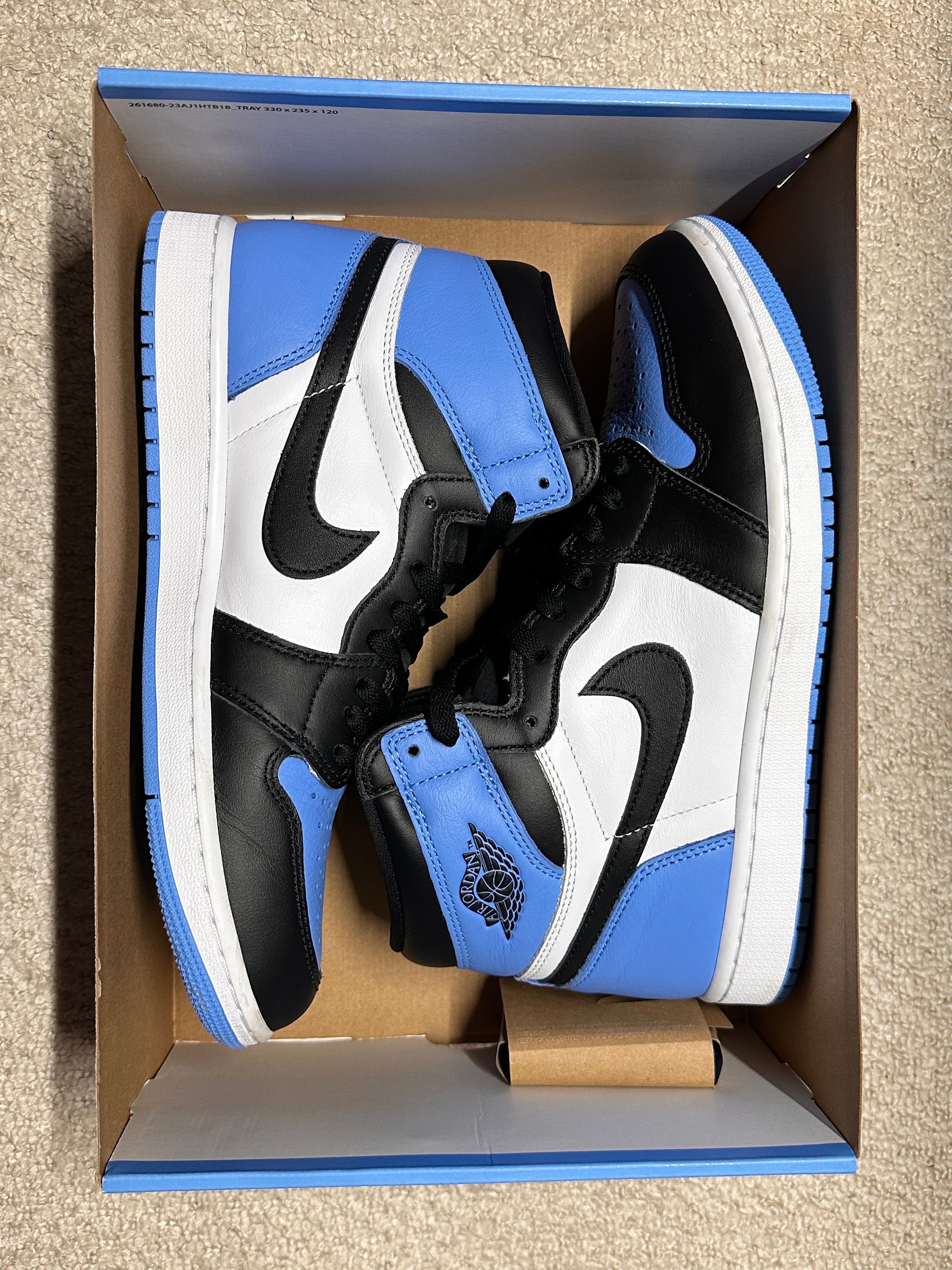 Nike Air Jordan 1 Retro High OG "University Blue/UNC Toe"