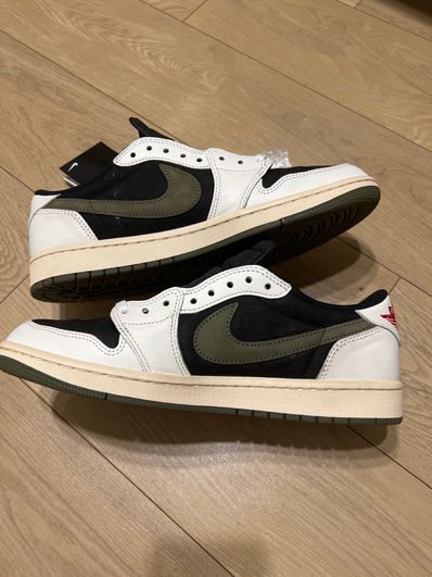 Travis Scott × Nike Women's Air Jordan 1 Low OG "Medium Olive"