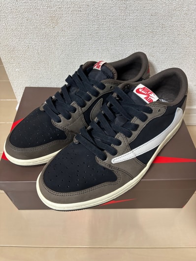 Travis Scott × Nike Air Jordan 1 Low OG SP-T "Black/Dark Mocha"