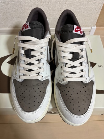 Travis Scott × Nike Air Jordan 1 Low OG SP "Reverse Mocha/Sail and Ridgerock"