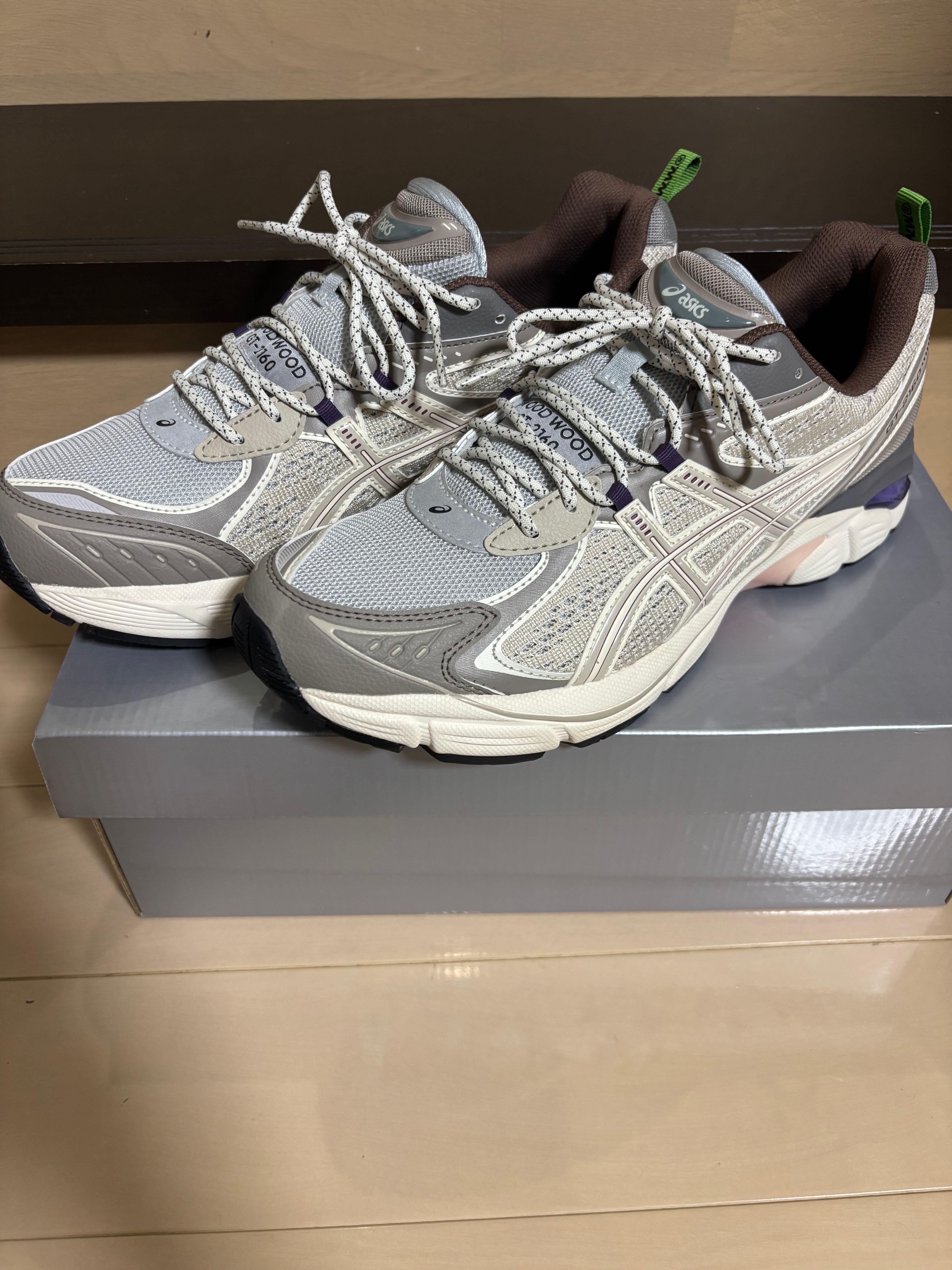 WOOD WOOD × Asics GT-2160 "Cream/Oatmeal"