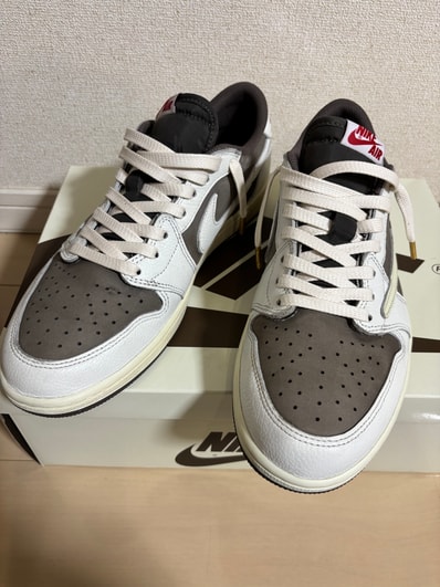 Travis Scott × Nike Air Jordan 1 Low OG SP "Reverse Mocha/Sail and Ridgerock"