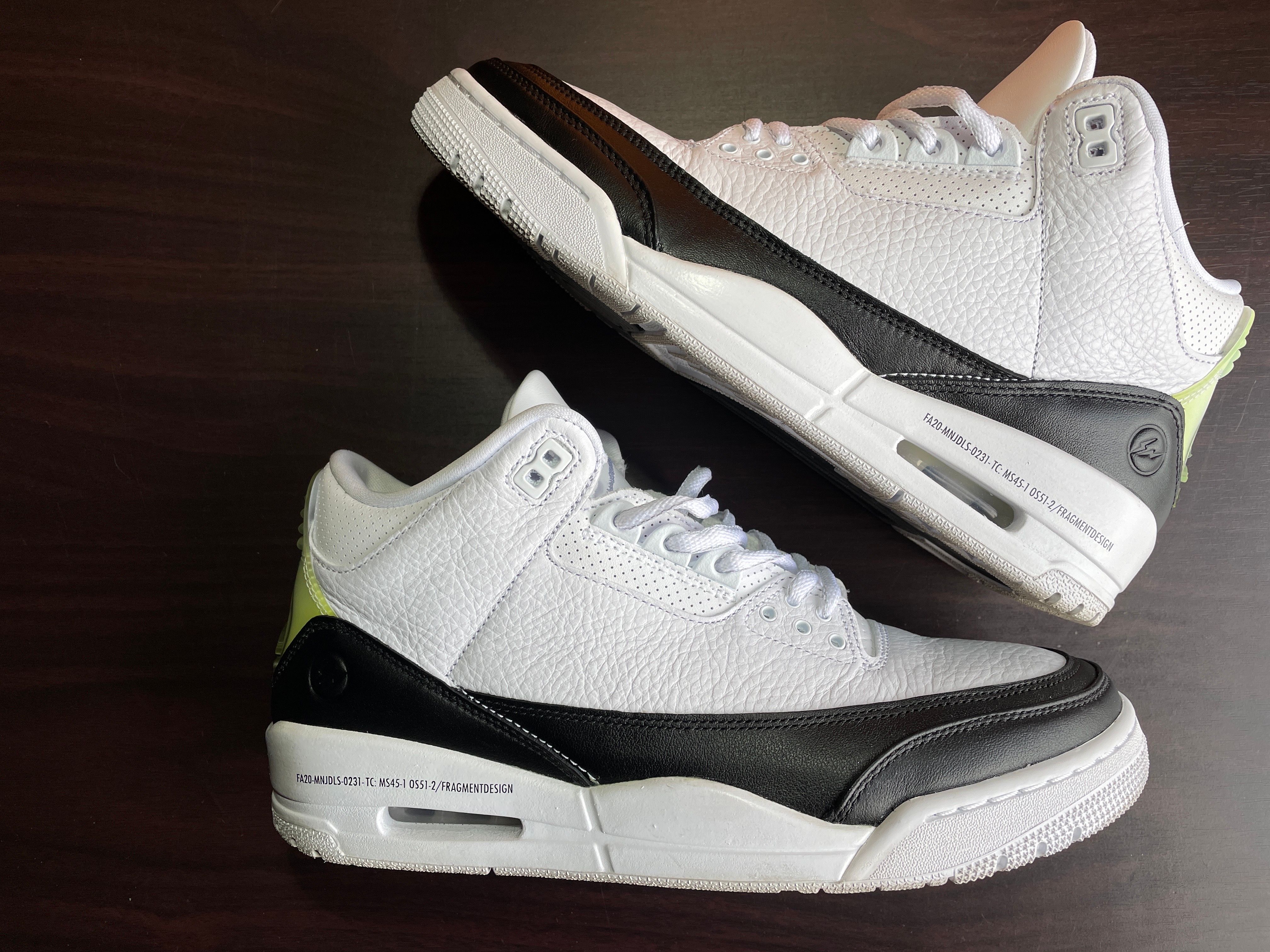 Fragment × Nike Air Jordan 3 "White/Black"