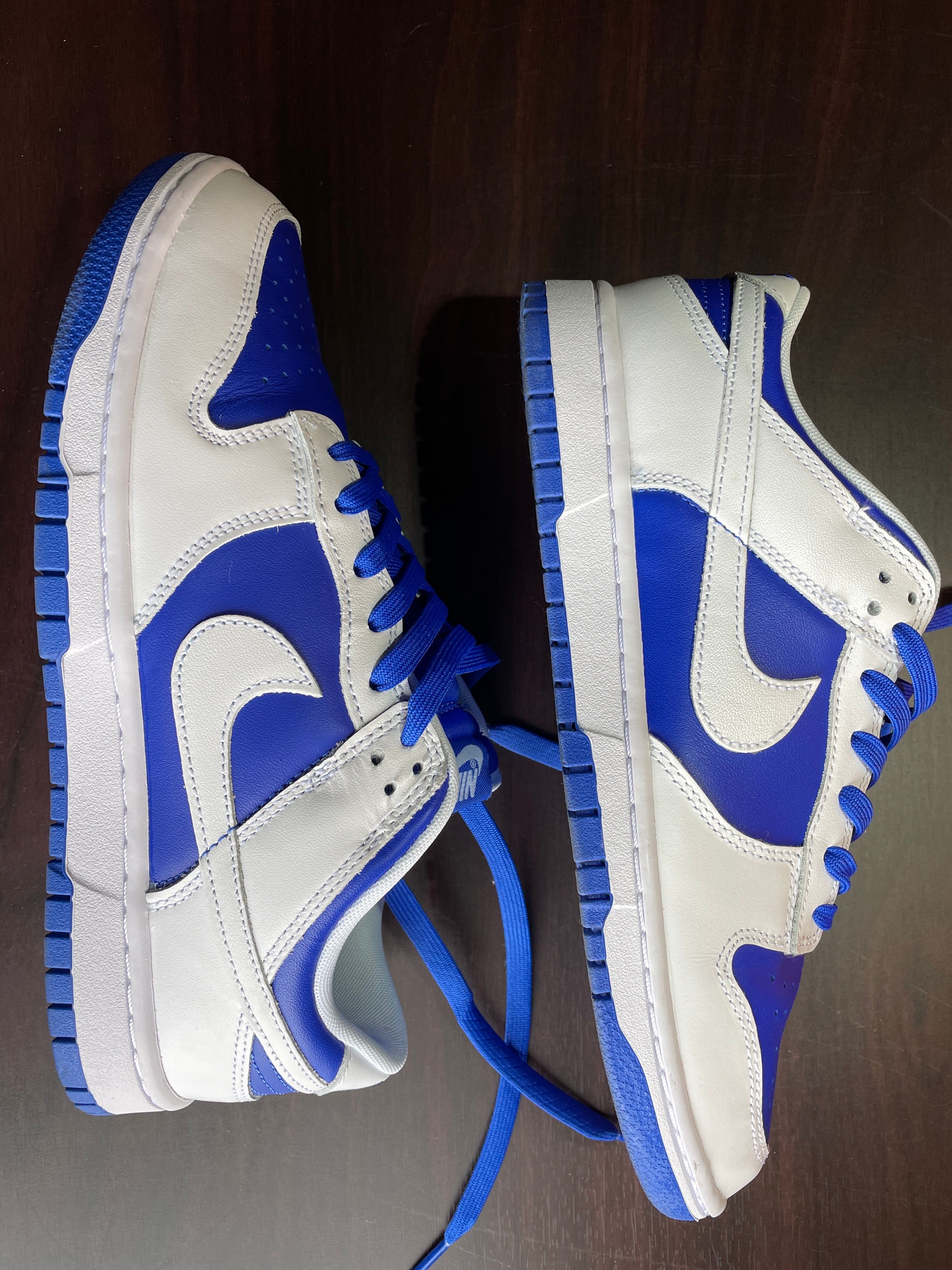 Nike Dunk Low Retro "Racer Blue and White"