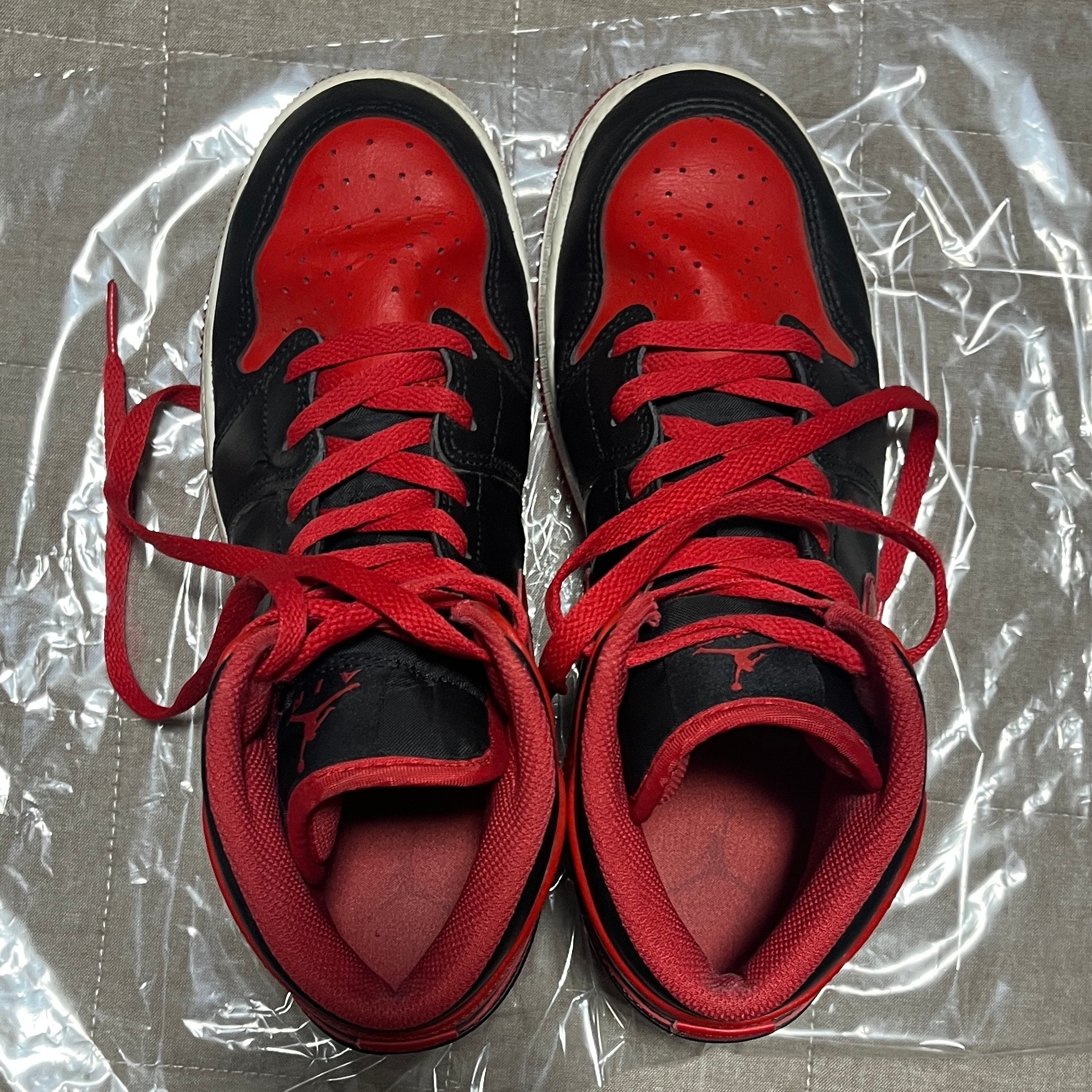 Nike Air Jordan 1 Mid "Bred Toe"