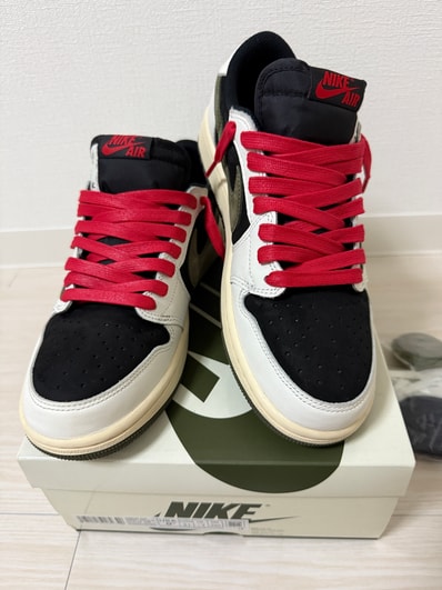 Travis Scott × Nike Women's Air Jordan 1 Low OG "Medium Olive"