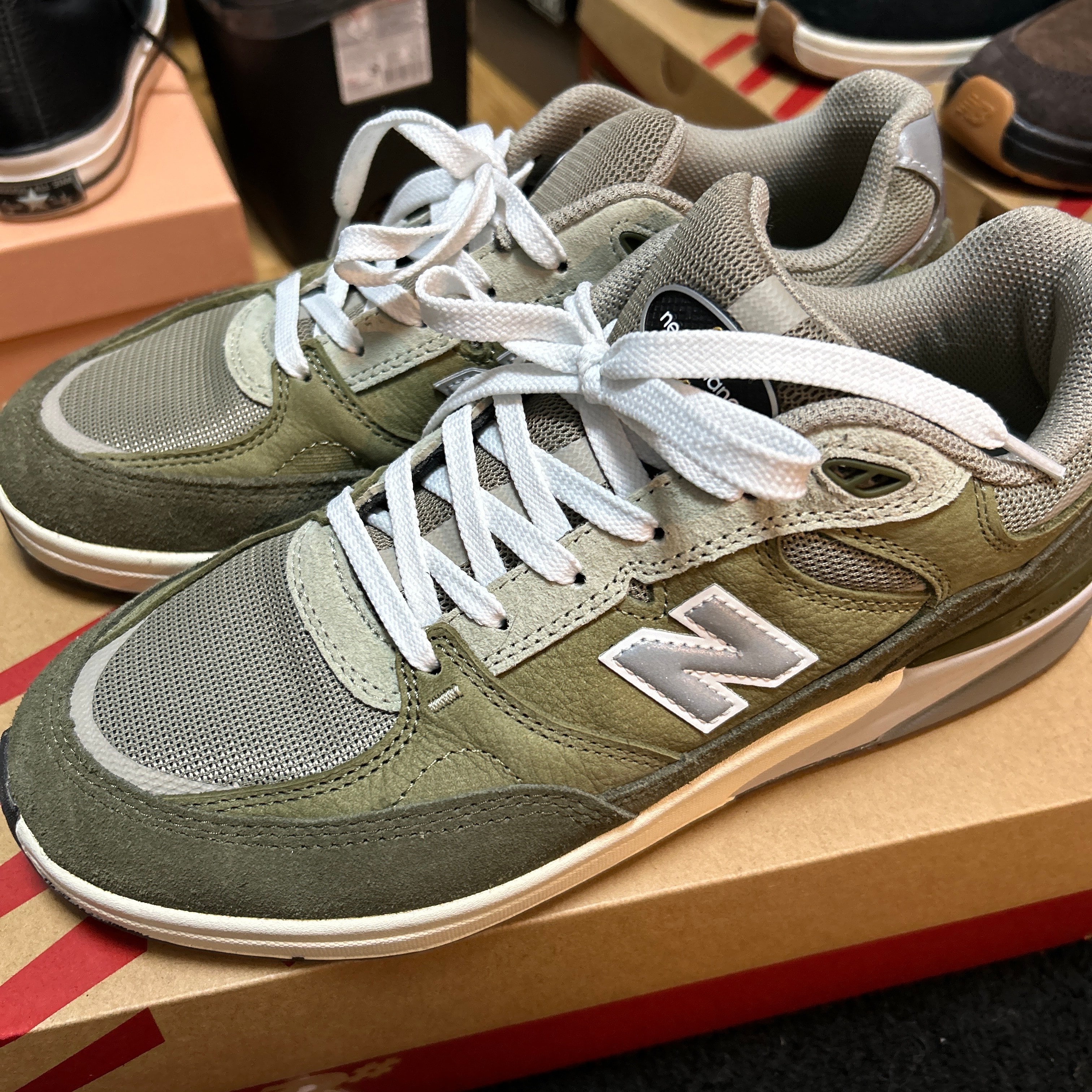 New Balance Numeric Andrew Reynolds 933 "Olive/Olive"