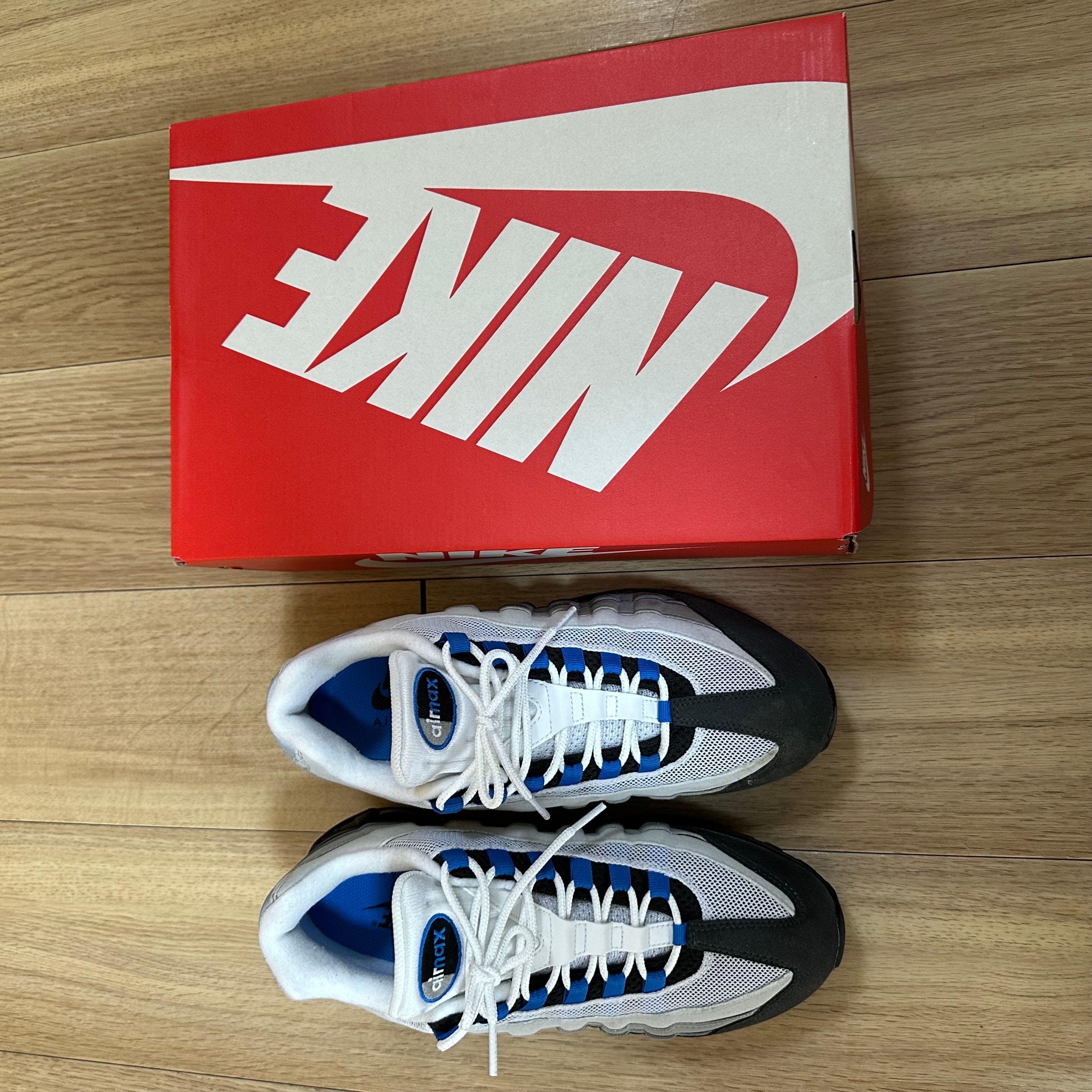 Nike Air Max 95 OG Big Bubble "Cool Grey/Blue Spark"