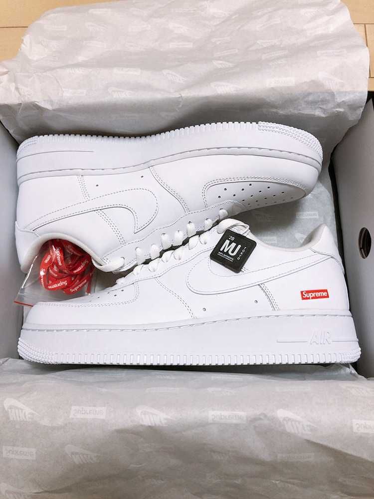 Supreme × Nike Air Force 1 Low "White"