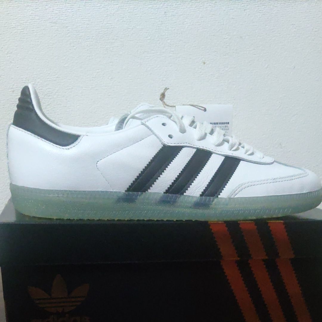 Jason Dill × adidas Skateboarding Samba "White/Core Black & Gold"