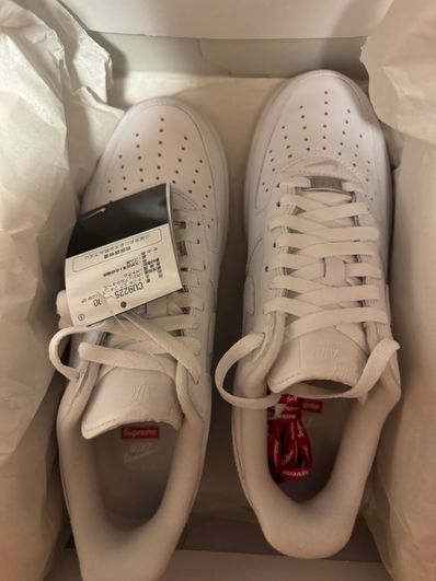Supreme × Nike Air Force 1 Low "White"