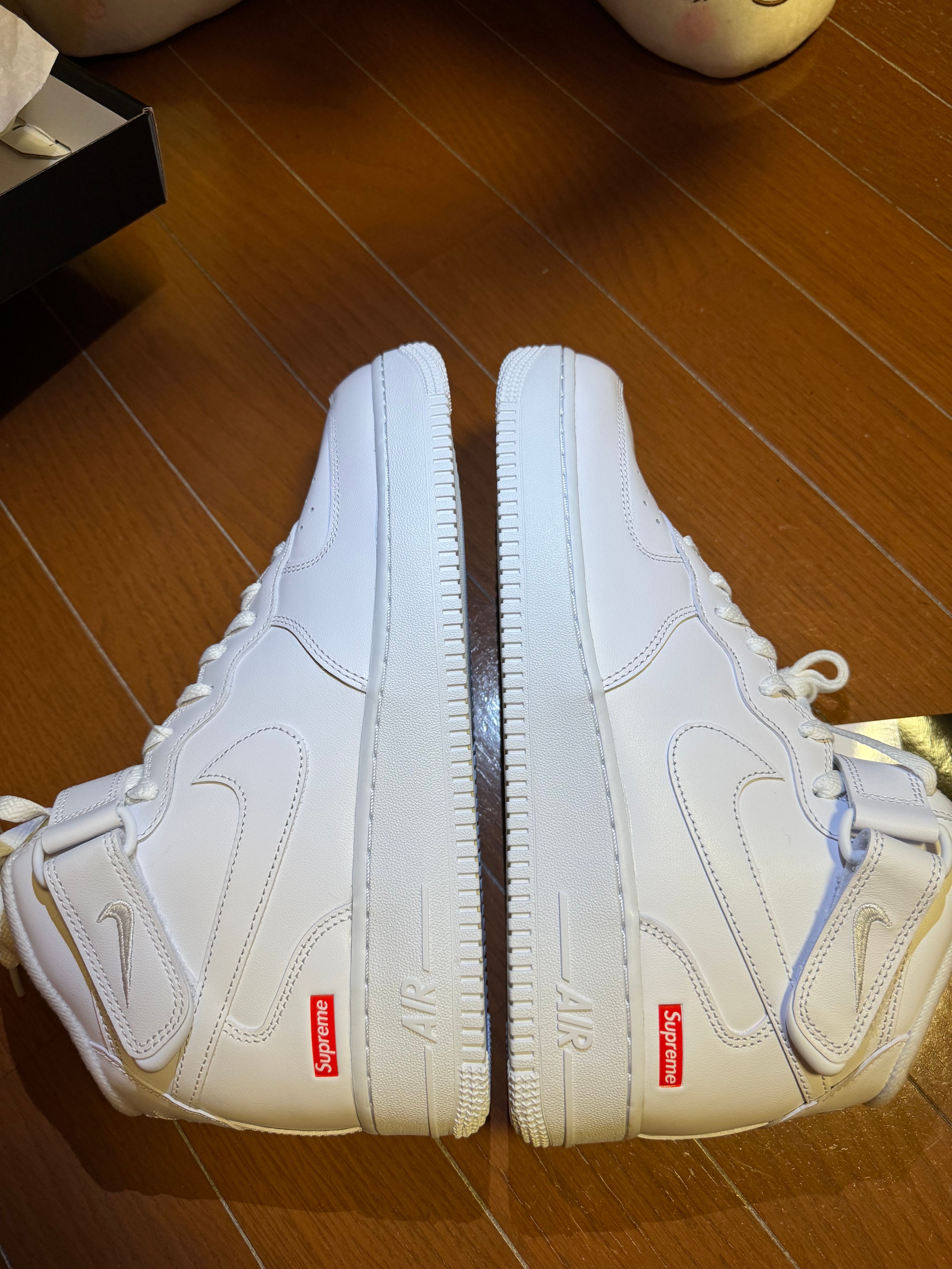 Supreme × Nike Air Force 1 Mid "White" FW24