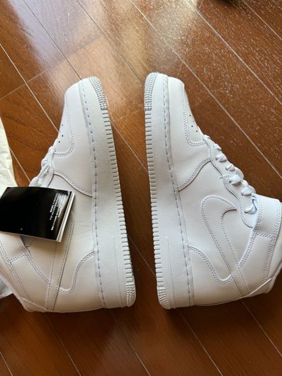 Supreme × Nike Air Force 1 Mid "White" FW24