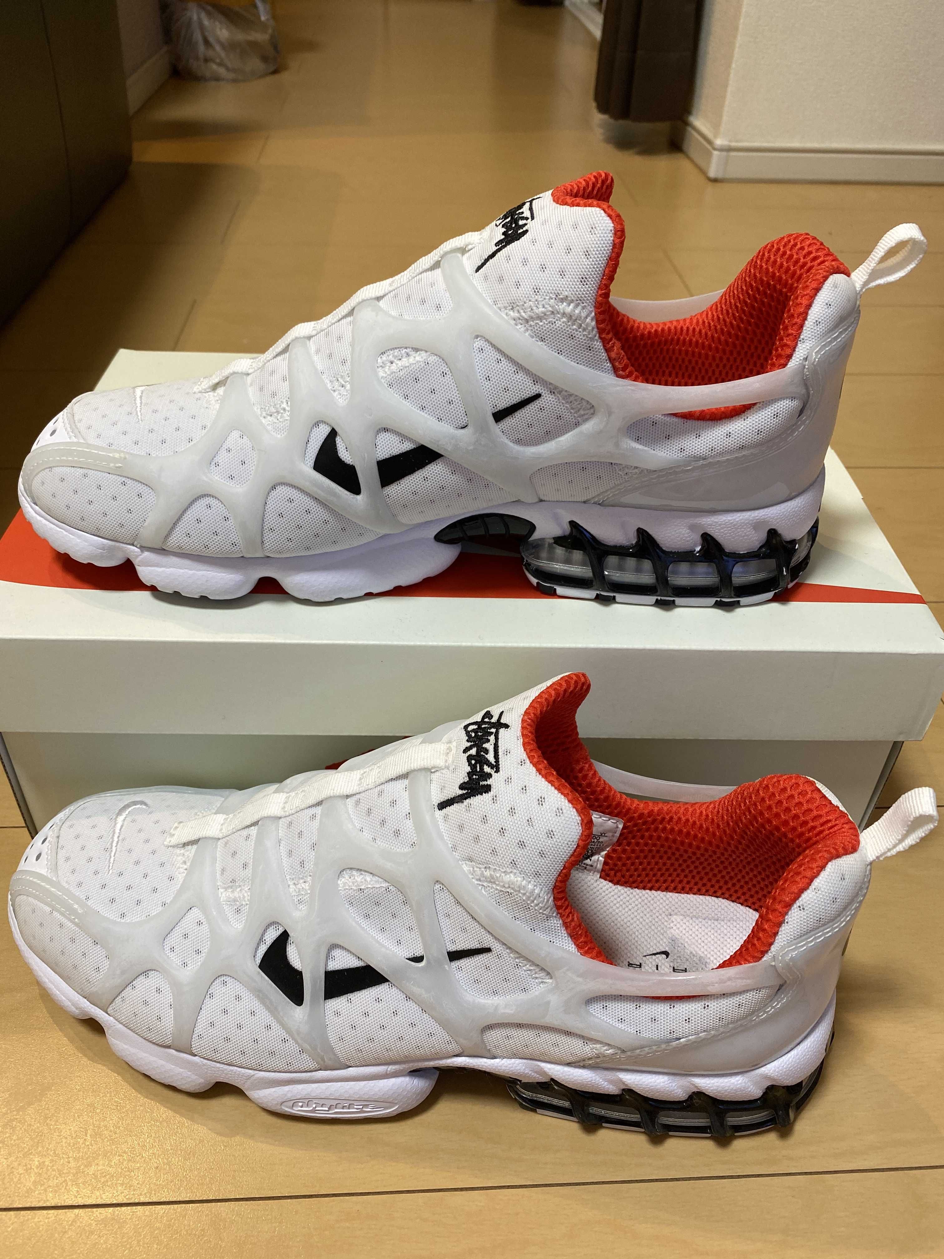 Stussy × Nike Air Zoom Kukini "White/Red"