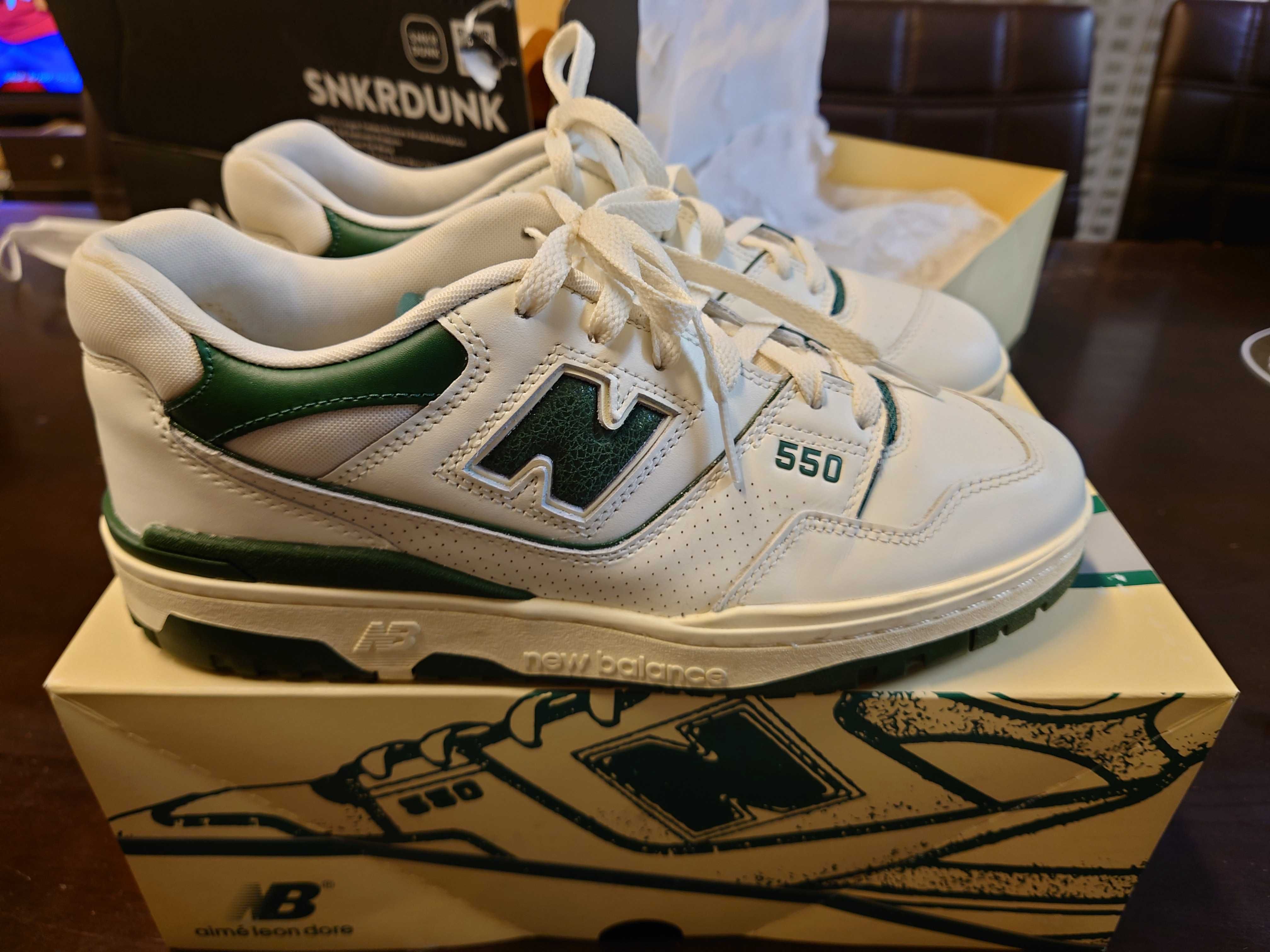 Aime Leon Dore × New Balance 550 "White/Green"