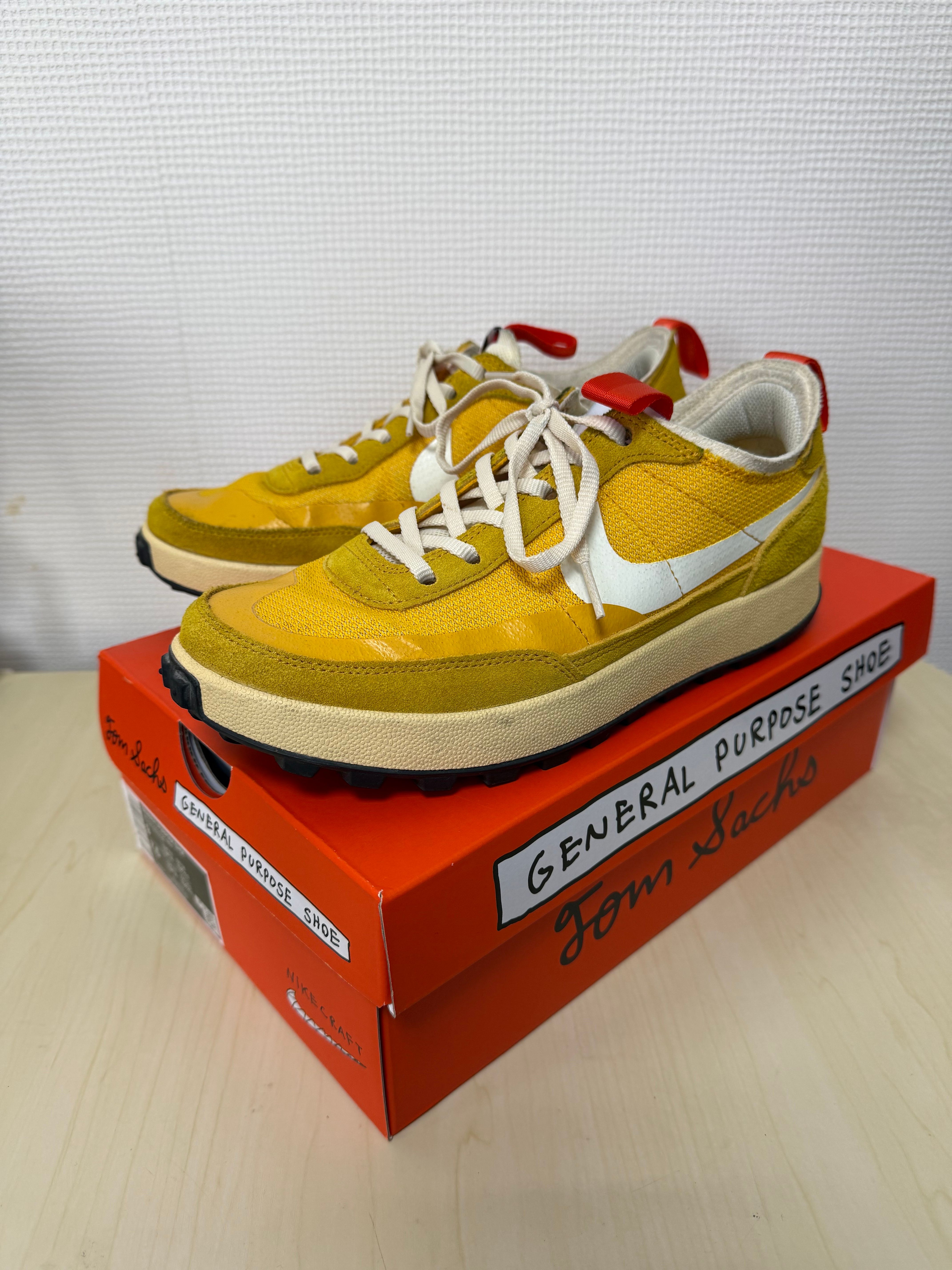 Tom Sachs × NikeCraft Women's General Purpose Shoe "Yellow / Archive"