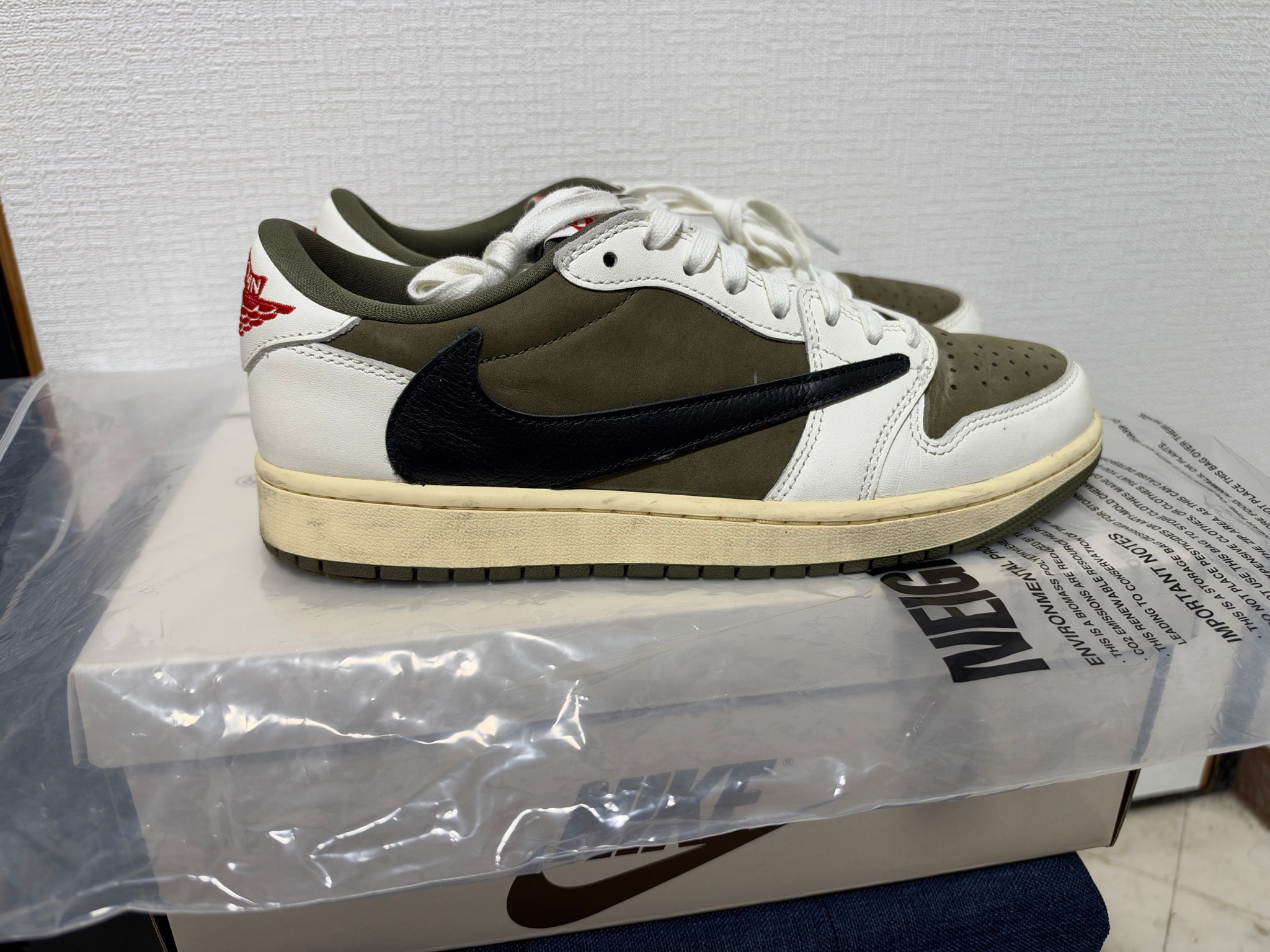 Travis Scott × Nike Air Jordan 1 Low OG SP "Reverse Olive"