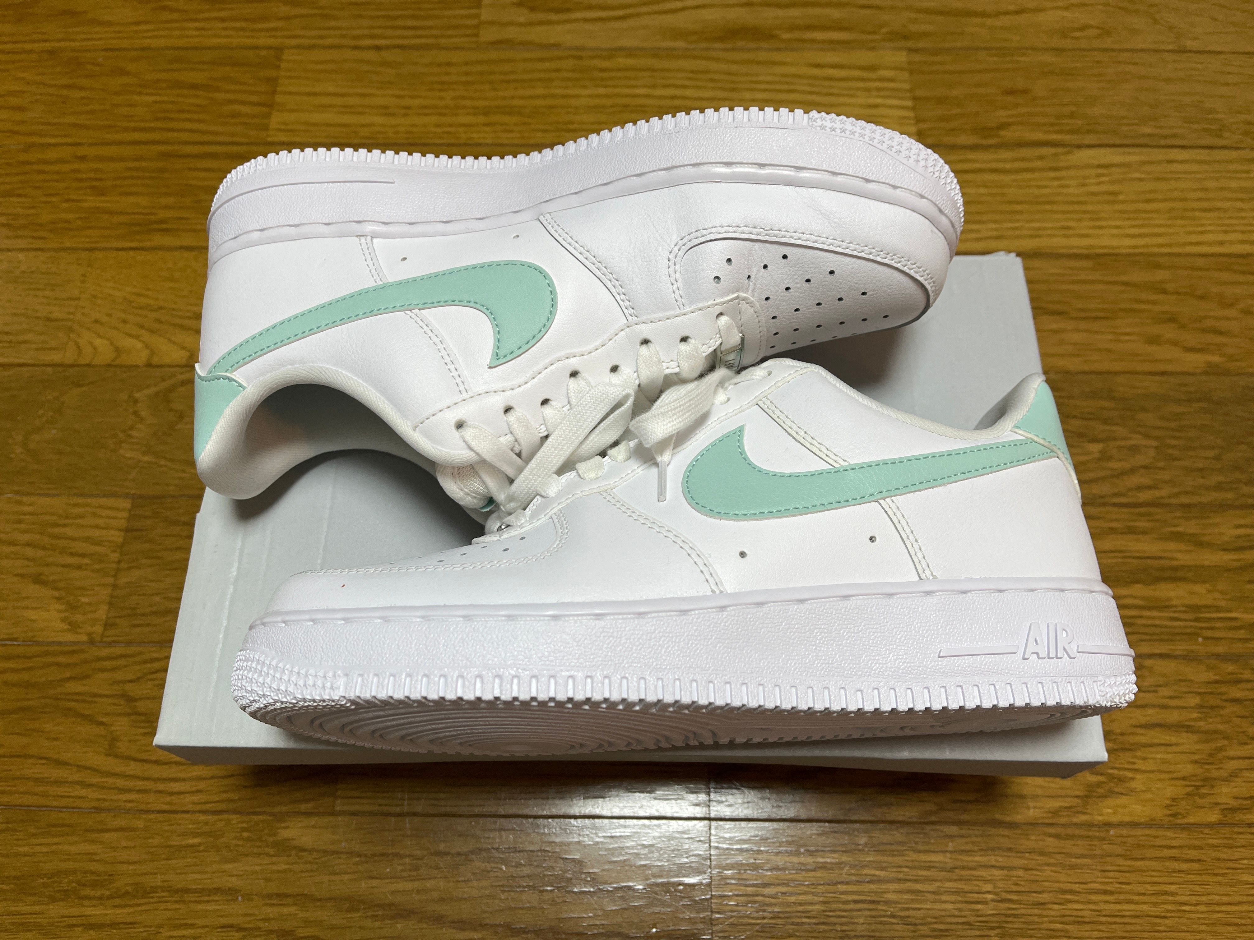 Nike Women's Air Force 1 Low "White/Jade Ice"
