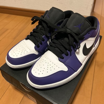 NIKE AIR JORDAN 1 LOW "COURT PURPLE"