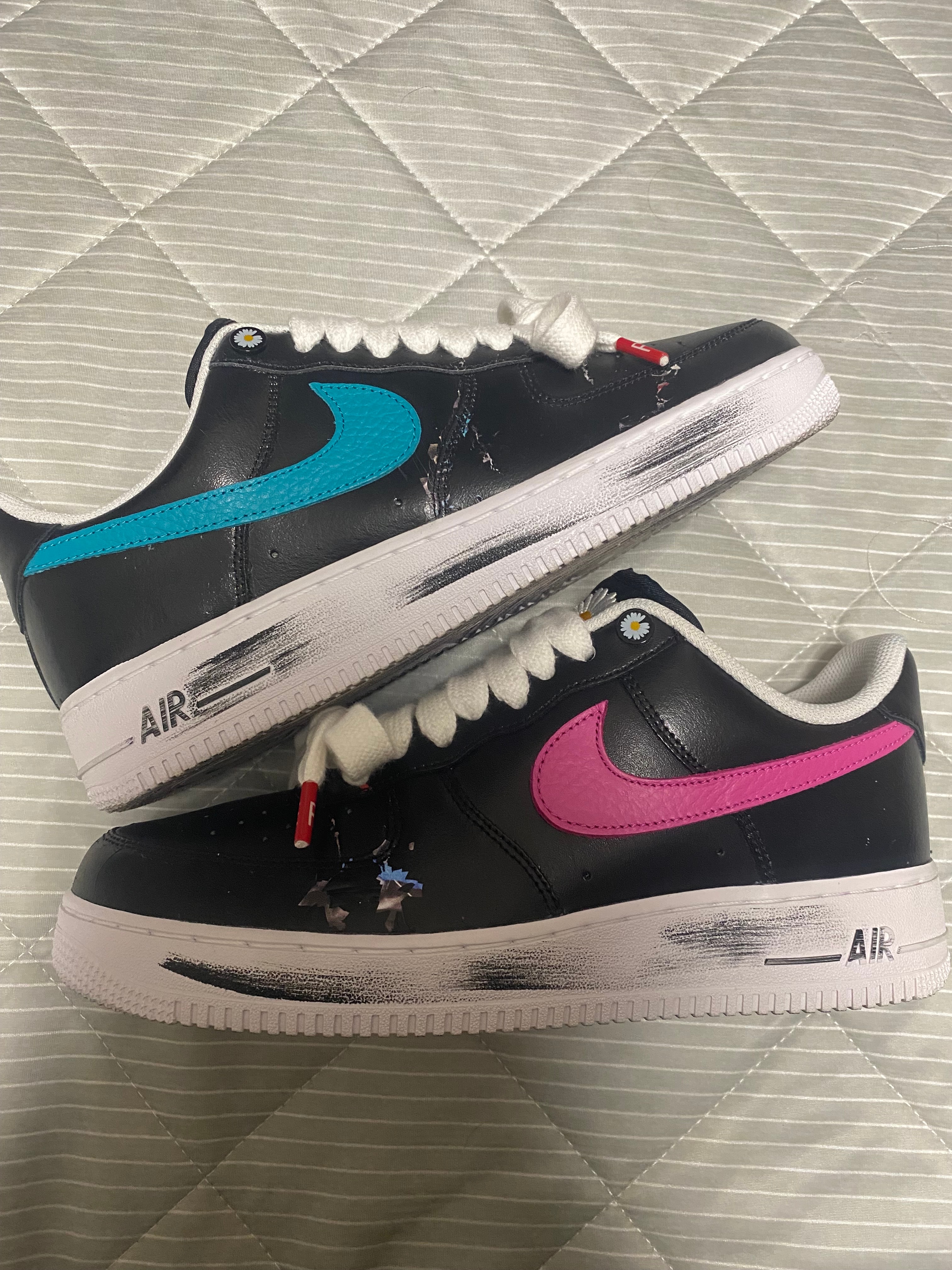 PEACEMINUSONE × Nike Air Force 1 Low '07 Para-Noise 3.0 "Black and Multi-Color" / G-DRAGON