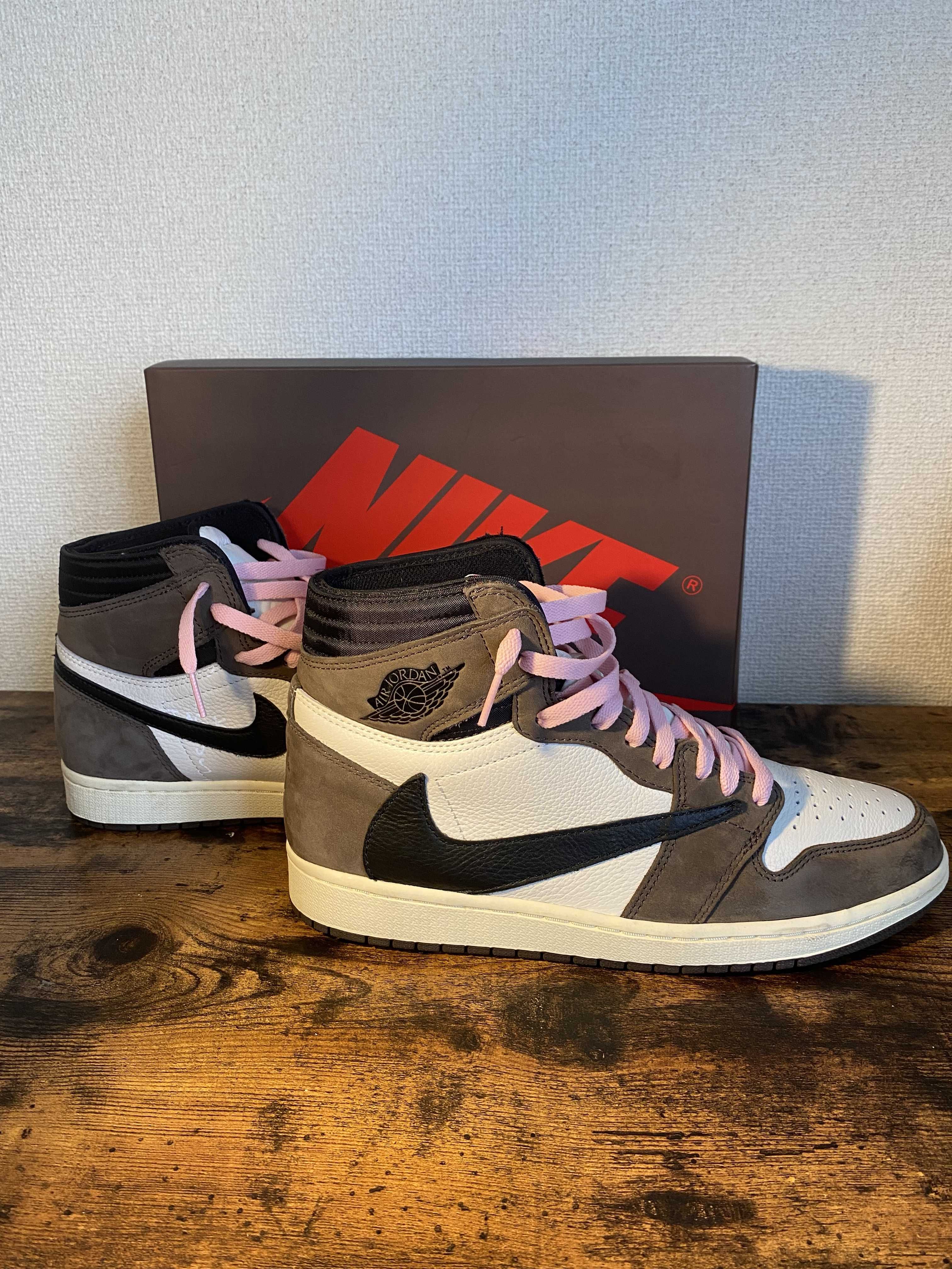 Travis Scott × Nike Air Jordan 1 Retro High OG TS SP "Sail/Dark Mocha"