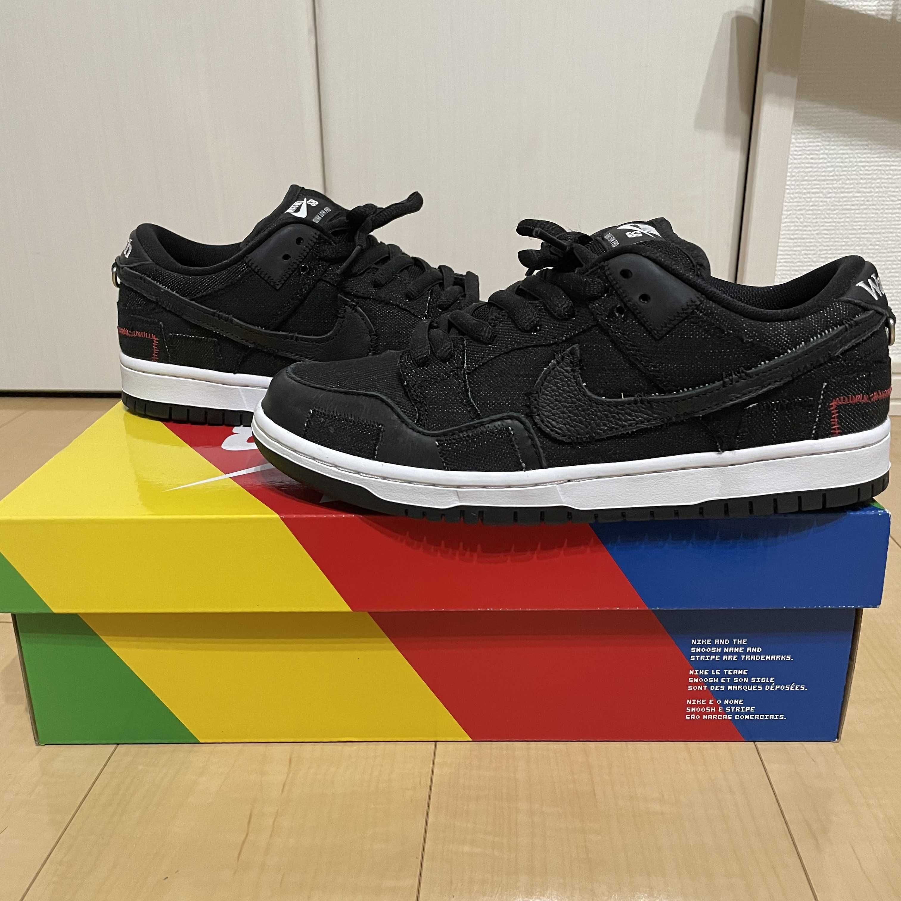 Wasted Youth × Nike SB Dunk Low "Black Denim" / VERDY